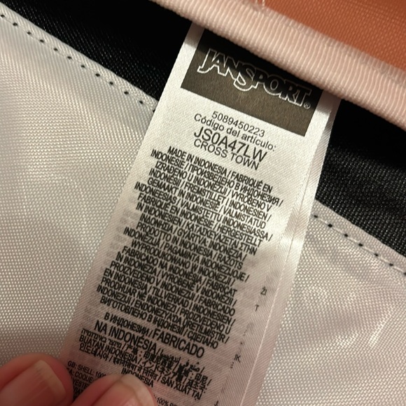 NWT Jansport Cross Town Peach Backpack - Picture 4 of 6